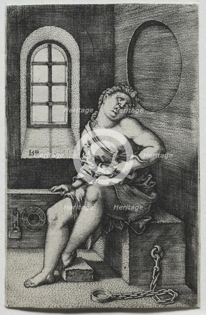 Cleopatra. Creator: Hans Sebald Beham (German, 1500-1550).