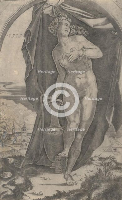 Cleopatra, dated 1515. Creator: Agostino Veneziano.