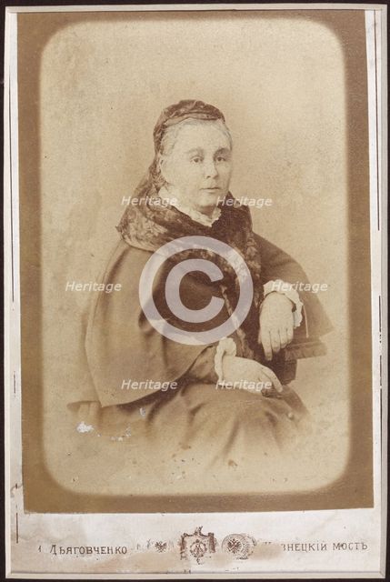 Cleopatra Dmitrievna Sukhotina, née Mansurova, 1870s-1880s.