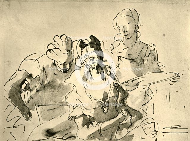 'Cleopatra', early 18th century, (1928). Artist: Giovanni Battista Tiepolo.