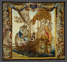 Cleopatra Enjoys Herself at Sea from The Story of Cleopatra, Flanders, c. 1680. Creator: Willem van Leefdael