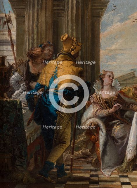 Cleopatra's Banquet, between 1742 and 1743. Creator: Giovanni Battista Tiepolo.