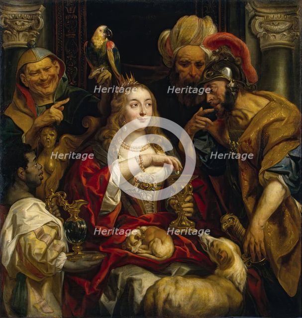 Cleopatra's Feast, 1653. Creator: Jacob Jordaens I.