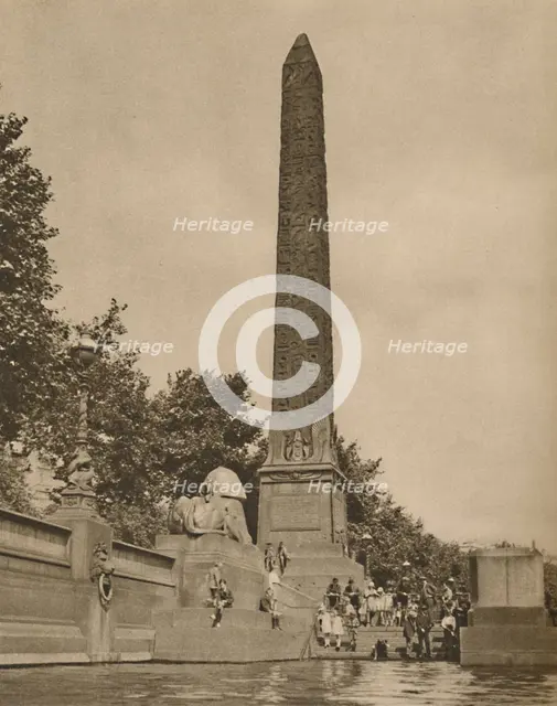 'Cleopatra's Needle Hewn Fourteen Hundred Years Before The Birth of Cleopatra', c1935. Creator: Unknown.