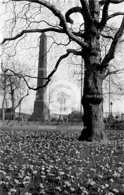 Cleopatra's Needle, London, c1945-c1965. Artist: SW Rawlings