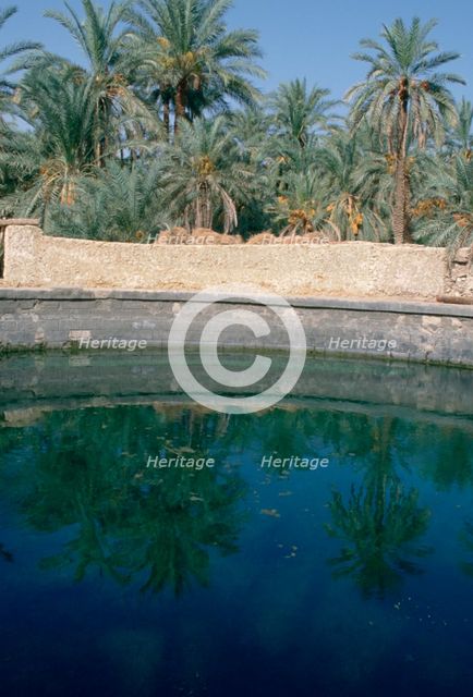 Cleopatra's Pool, Siwa, Egypt.  Creator: Vivienne Sharp.