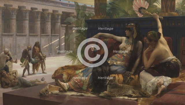 Cleopatra Testing Poisons on Condemned Prisoners, 1887. Creator: Cabanel, Alexandre (1823-1889).