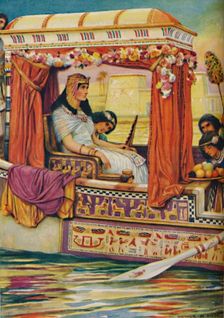 Cleopatra - The "Serpent of Old Nile" in the Royal Galley c1925. Creators: Arthur Percy Dixon, Cleopatra