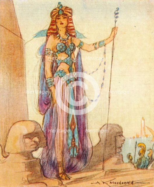 Cleopatra VII (69-30 BC), Queen of Egypt, 1937. Artist: Alexander K MacDonald