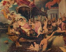 Cleopatra's Arrival in Cilicia 1821. Artist: William Etty