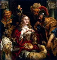 Cleopatra's Feast 1653. Creator: Jordaens, Jacob (1593-1678)