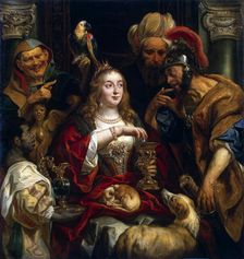 Cleopatra's Feast 1653. Creator: Jordaens, Jacob (1593-1678)