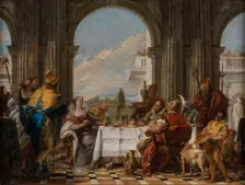 Cleopatra's feast, ca 1742