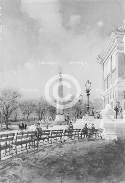 Cleopatra's Needle, 1895. Creator: Frank Crane.