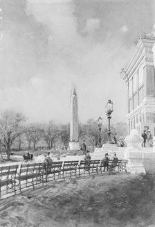 Cleopatra's Needle, 1895. Creator: Frank Crane