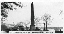 Cleopatra's Needle, Embankment, London, c1920s