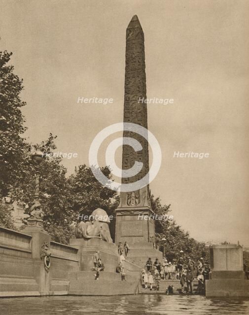'Cleopatra's Needle Hewn Fourteen Hundred Years Before The Birth of Cleopatra', c1935. Creator: Unknown.