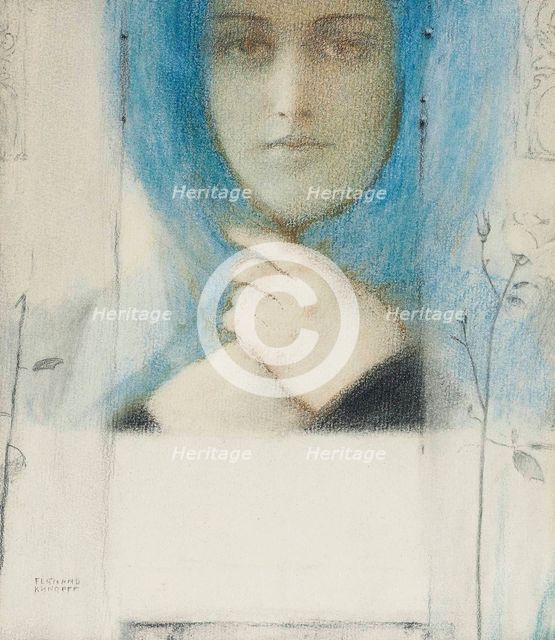 Clématis, c. 1914. Creator: Khnopff, Fernand (1858-1921).