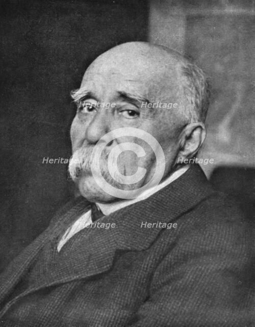 Clemenceau; M.Georges Clemenceau, head of the French government, .., 1917. Creator: Unknown.