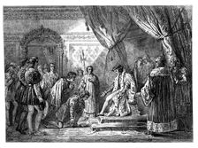 Clemency of King Louis XII in April 1498 on the occasion of his accession to the throne, engravin…
