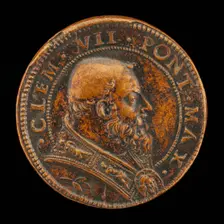 Clement VII (Giulio de Medici, 1478-1534), Pope 1523 [obverse]. Creator: Giovanni Bernardi