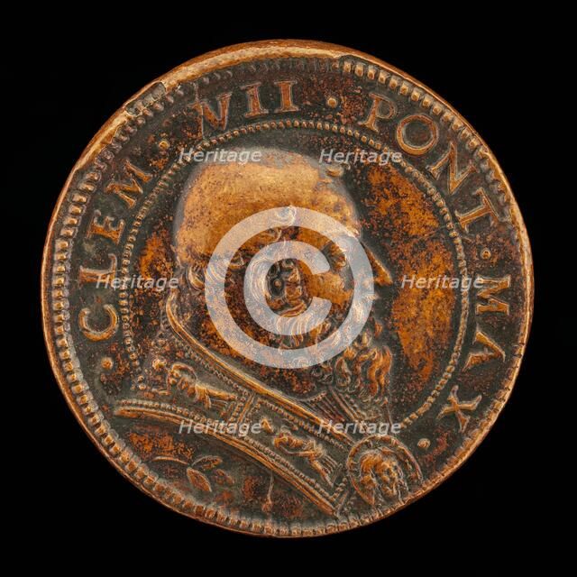 Clement VII (Giulio de' Medici, 1478-1534), Pope 1523 [obverse]. Creator: Giovanni Bernardi.