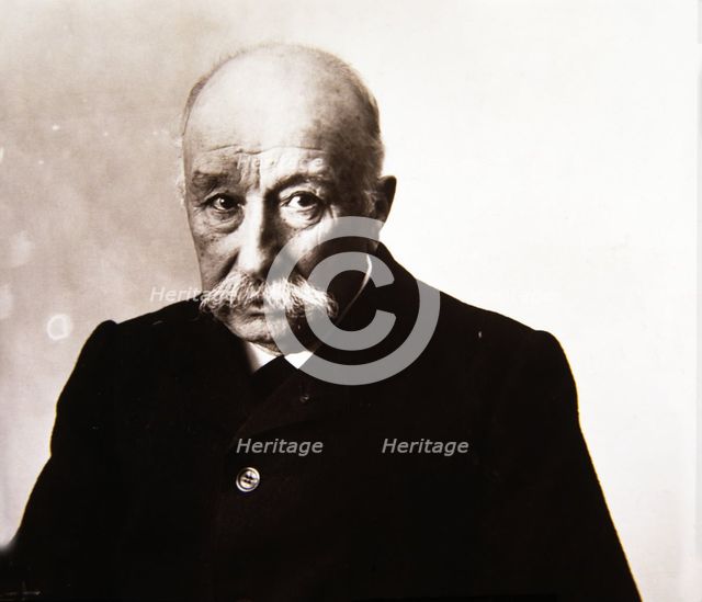 Clement Ader 1841-1925, French aeronautical engineer.