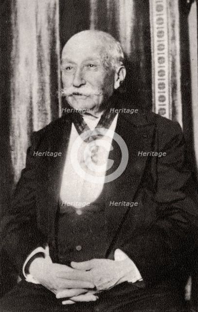 Clement Ader, French engineer and inventor, 1915. Artist: Unknown