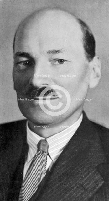 Clement Atlee (1883-1967), British Labour statesman. Artist: Unknown