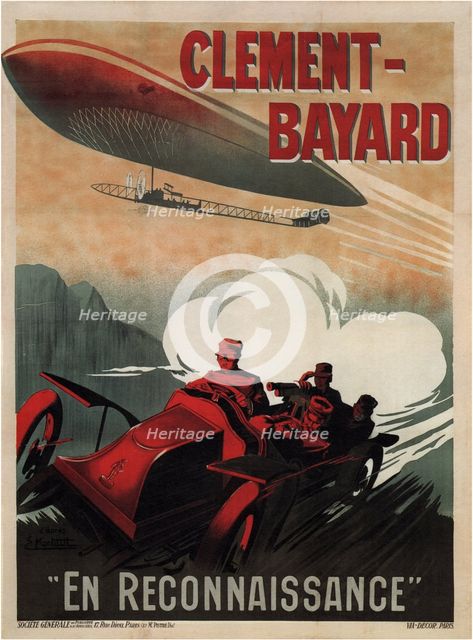 Clément-Bayard, 1915. Artist: Montaut, Ernest (1879-1909)