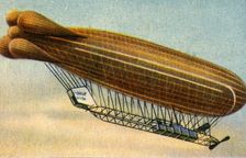 Clément-Bayard No 1 airship, 1908, (1932). Creator: Unknown
