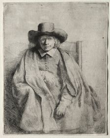 Clement de Jonghe, Printseller, 1651. Creator: Rembrandt van Rijn (Dutch, 1606-1669)