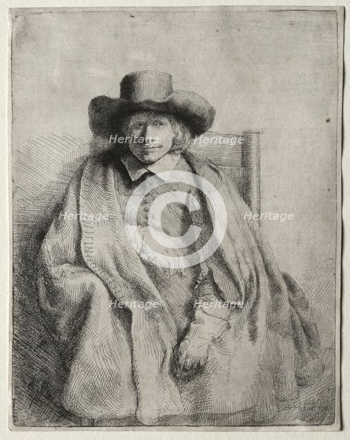 Clement de Jonghe, Printseller, 1651. Creator: Rembrandt van Rijn (Dutch, 1606-1669).