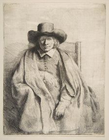 Clement de Jonghe, Printseller, 1651. Creator: Rembrandt Harmensz van Rijn
