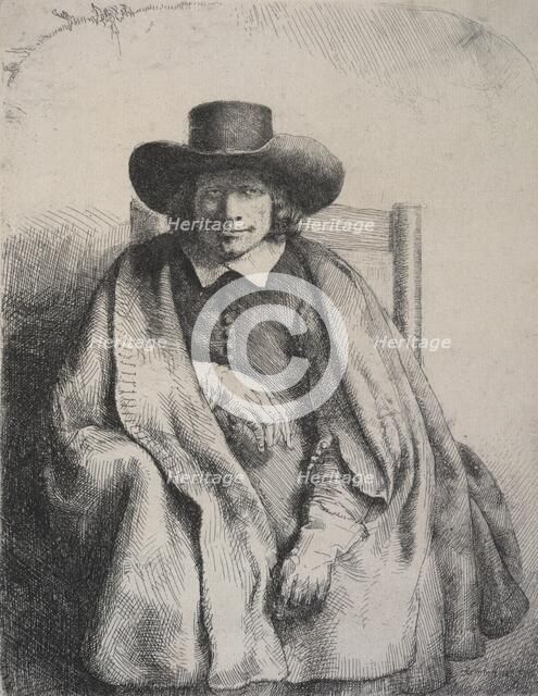 Clement de Jonghe, printseller, 1651. Creator: Rembrandt Harmensz van Rijn.