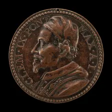 Clement IX (Giulio Rospigliosi, 1600-1669), Pope 1667 [obverse], 1668. Creator: Gaspare Morone Mola