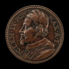 Clement IX (Giulio Rospigliosi, 1600-1669), Pope 1667 [obverse], 1668. Creator: Gaspare Morone Mola