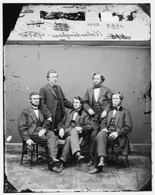 Clement L. Vallandigham (centre), between 1865 and 1880. Creator: Unknown