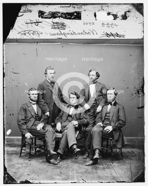 Clement L. Vallandigham (centre), between 1865 and 1880. Creator: Unknown.