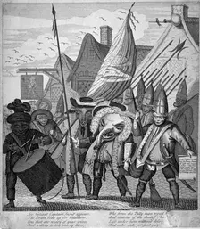 Clements Hill and Southwark Grenadiers, London, 1749. Artist: Anon