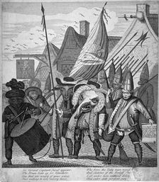 Clements Hill and Southwark Grenadiers, London, 1749. Artist: Anon