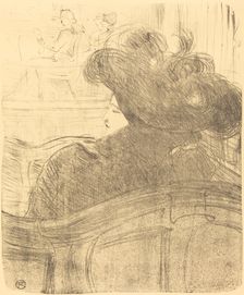 Cléo de Mérode, 1896. Creator: Henri de Toulouse-Lautrec