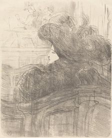 Cléo de Mérode, 1896. Creator: Henri de Toulouse-Lautrec