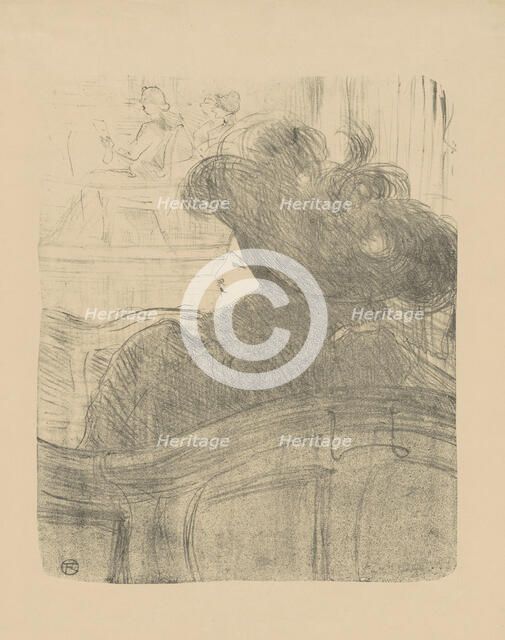 Cléo de Mérode, c. 1898. Creator: Toulouse-Lautrec, Henri, de (1864-1901).