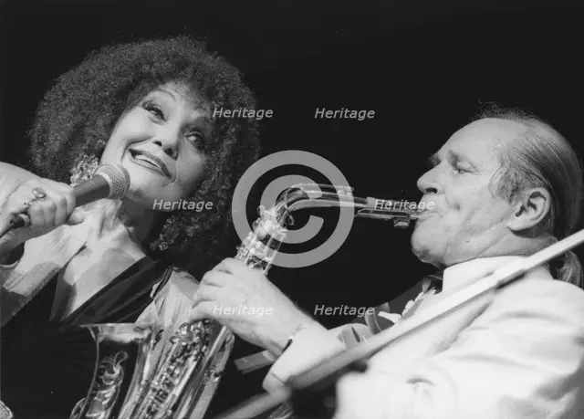 Cleo Laine and John Dankworth, Dankworth Generation Band, Brecon, 1995. Creator: Brian Foskett.