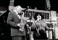 Cleo Laine and John Dankworth, The Globe, London, 2000. Creator: Brian O'Connor