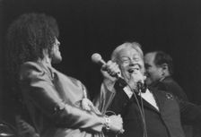 Cleo Laine and Mel Torme, Barbican, London, 1991. Creator: Brian Foskett