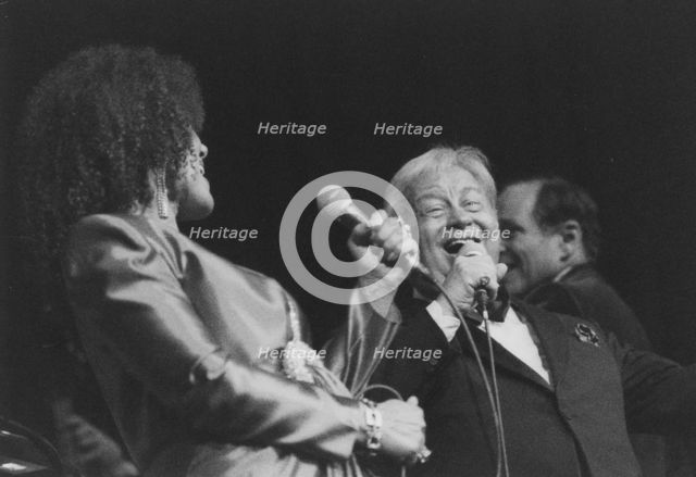 Cleo Laine and Mel Torme, Barbican, London, 1991. Creator: Brian Foskett.