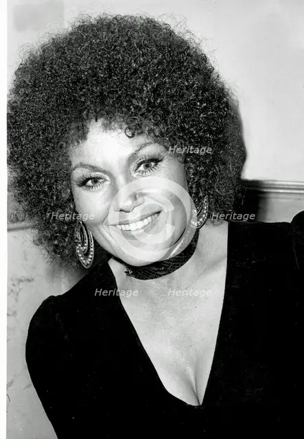 Cleo Laine, Dorchester, London, 1975. Artist: Brian O'Connor.