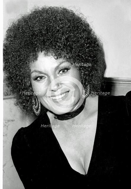 Cleo Laine, Dorchester, London, 1975. Artist: Brian O'Connor.